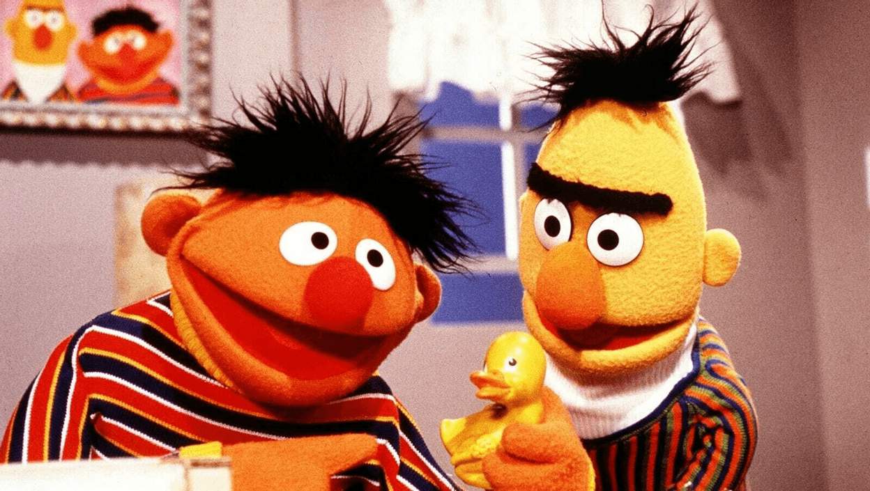 Bert, Ernie и&nbsp;Roberta&nbsp;— это персонажи ток-шоу для детей «Улица Сезам»<br>